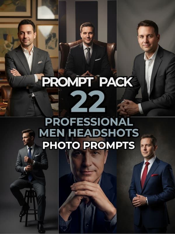 22 Business Man Headshot Prompts 22 Business Man Headshot Prompts